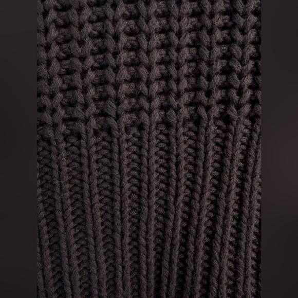 Aerie Full Zip Chunky Knit Cozy Cropped Sweater - Picture 5 of 6